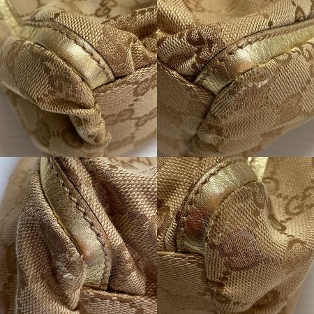  GUCCI グッチ GGキャンバス ワンショルダー 190525 ゴールド