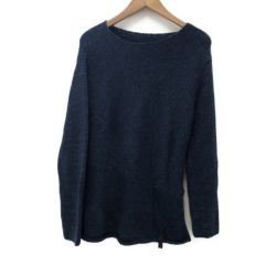 □□ BACKLASH メンズ ニット  SIZE S  K757-01 ネイビー Bランク