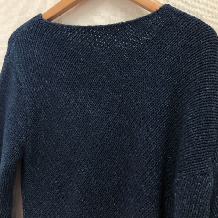  BACKLASH メンズ ニット  SIZE S  K757-01 ネイビー