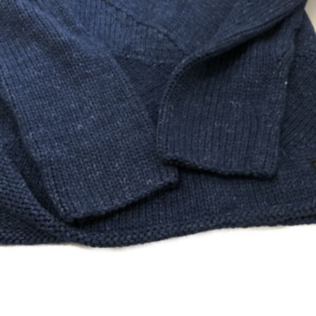  BACKLASH メンズ ニット  SIZE S  K757-01 ネイビー