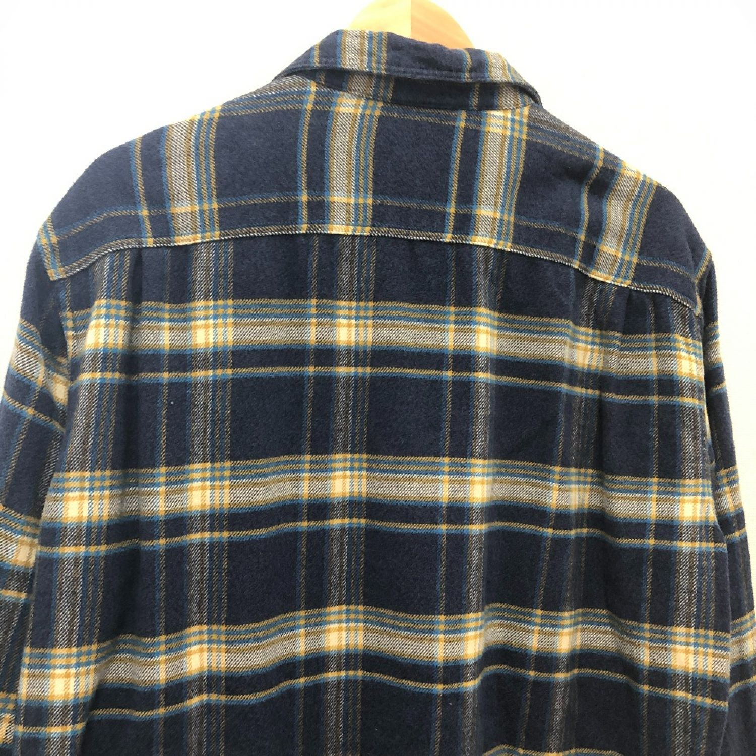 中古】 Patagonia パタゴニア メンズ ネルシャツ SIZE L コットン100