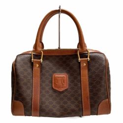 □□ CELINE セリーヌ マカダム柄 ミニボストン Cランク