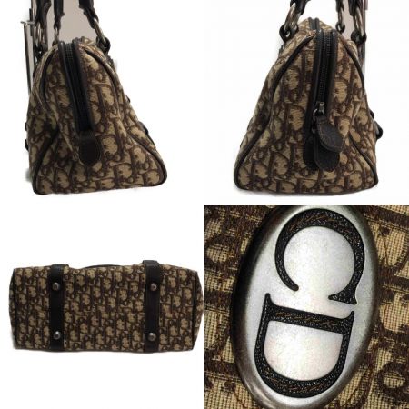  Christian Dior クリスチャンディオール トロッター柄ミニボストン