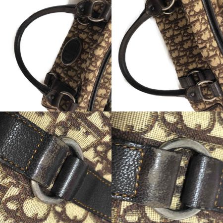  Christian Dior クリスチャンディオール トロッター柄ミニボストン