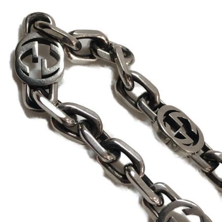  GUCCI グッチ インターロッキングG　ブレスレット　シルバー