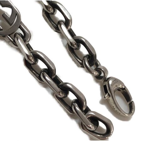  GUCCI グッチ インターロッキングG　ブレスレット　シルバー