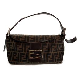 □□ FENDI フェンディ ズッカ柄 セミショルダーバッグ 2831-26725-018 Bランク