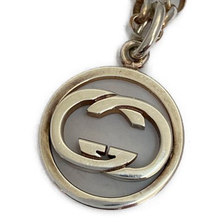  GUCCI グッチ ラウンドダブルGネックレス　シルバー 147749