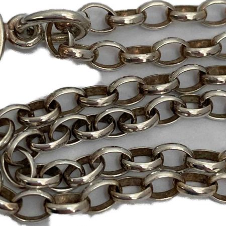  GUCCI グッチ ラウンドダブルGネックレス　シルバー 147749