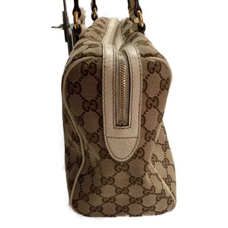  GUCCI グッチ GGキャンバス　ミニボストン　ボストンバッグ　キャンバス×レザー 154180 214397