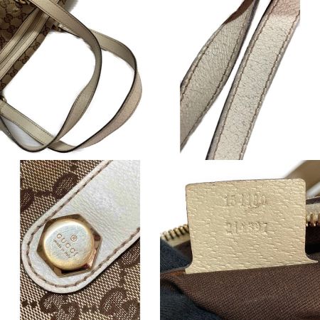  GUCCI グッチ GGキャンバス　ミニボストン　ボストンバッグ　キャンバス×レザー 154180 214397