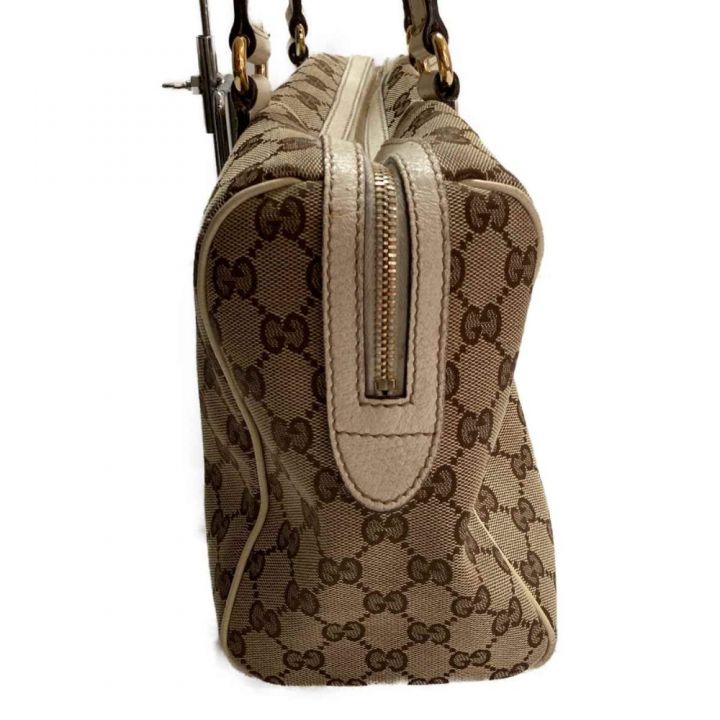 GUCCI グッチ GGキャンバス ミニボストン ボストンバッグ キャンバス×レザー 154180 214397｜中古｜なんでもリサイクルビッグバン