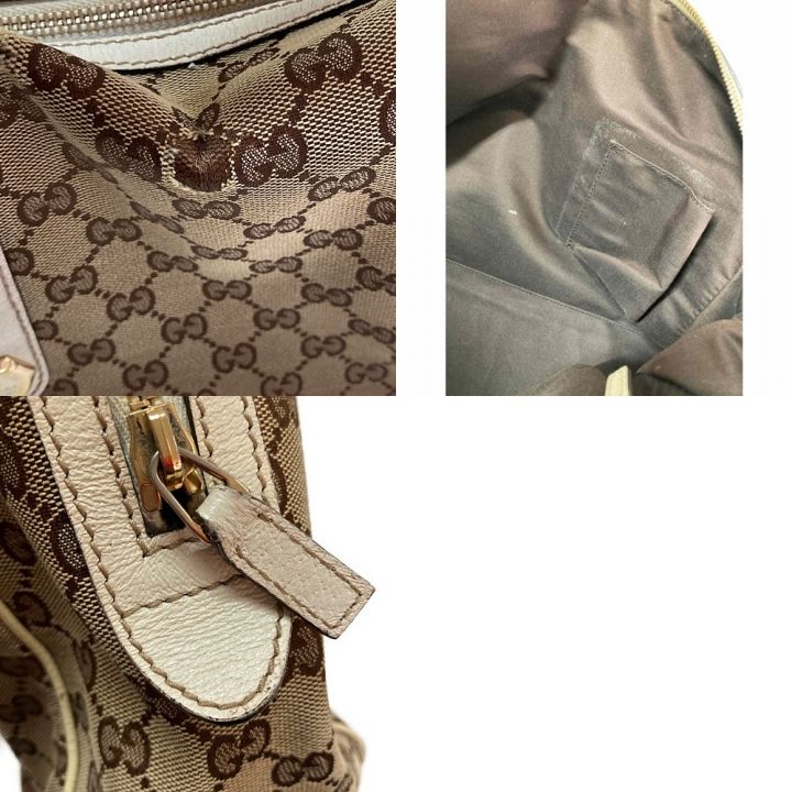 GUCCI グッチ GGキャンバス ミニボストン ボストンバッグ キャンバス×レザー 154180 214397｜中古｜なんでもリサイクルビッグバン