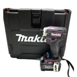 □□ MAKITA マキタ 電動工具 インパクトドライバー　40V TD001GDXAP パープル Aランク
