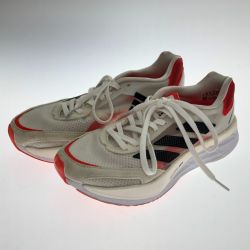 □□ adidas アディダス アディゼロ ボストン10 ランニングシューズ 23cm FY4080 ホワイト系 Cランク