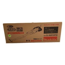 □□ MAKITA マキタ 充電式クリーナ　18V CL182FDRFW ホワイト Sランク