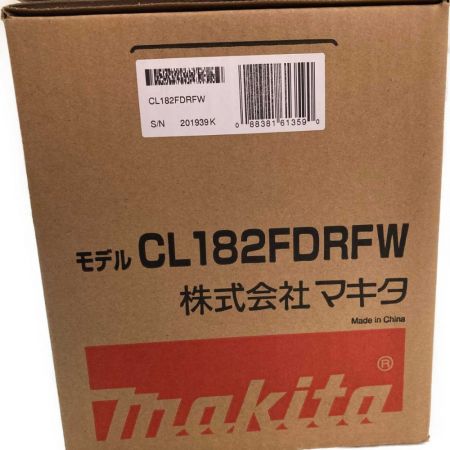  MAKITA マキタ 充電式クリーナ　18V CL182FDRFW ホワイト