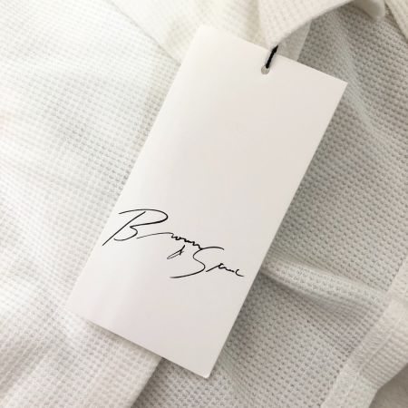  Brown&Street レディース衣料 カットソー ショルダースリットワッフルトップス SIZE Free  BS2120284 ホワイト