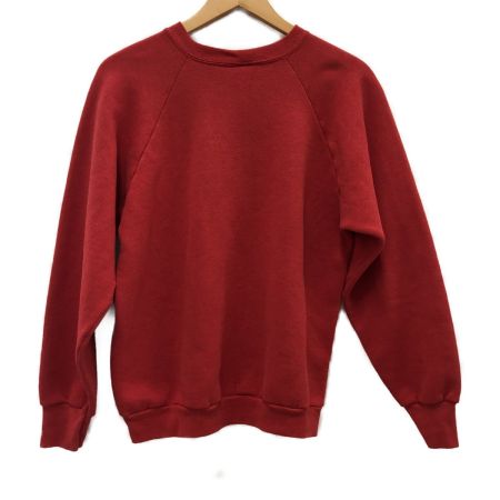  90s FRUIT OF THE LOOM メンズ衣料 スウェット SIZE L レッド