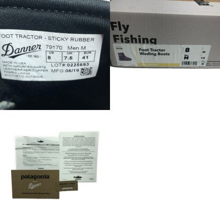  Patagonia×Danner 釣り用品 釣り服飾 フィッシングブーツ サイズ8 0225693