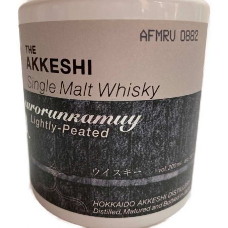 【北海道内限定発送】  厚岸 シングルモルト ウイスキー　サロルンカムイ　ライトリーピーテッド　2020 未開栓