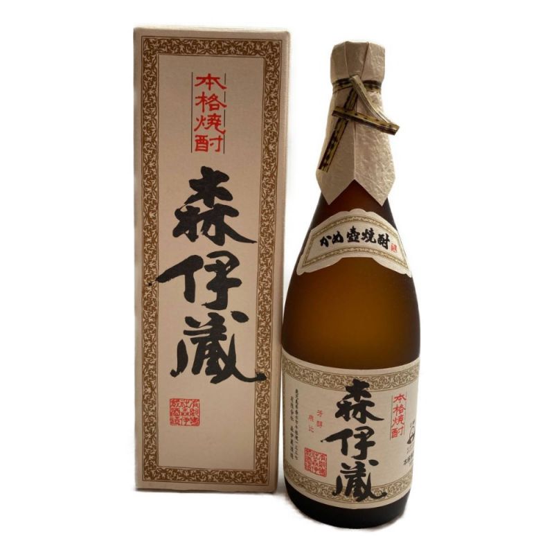 中古】【北海道内限定発送】 本格焼酎 森伊蔵 720ｍｌ かめ壺焼酎 未開