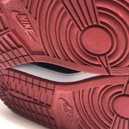  NIKE ナイキ 靴 スニーカー ハイカットスニーカー  Air Jordan 1 Mid ""Bred"" SIZE 27.5cm 554724-074 レッド×ブラック