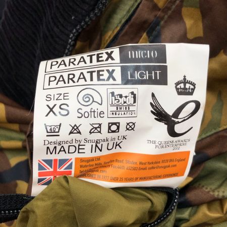  SNUGPAK リバーシブル ジャケット XSサイズ 33631 ブラック/迷彩