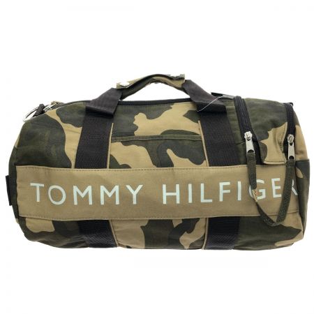  TOMMY HILFIGER トミーヒルフィガー ミニボストンバッグ/ショルダー M8L200155 937 カーキ