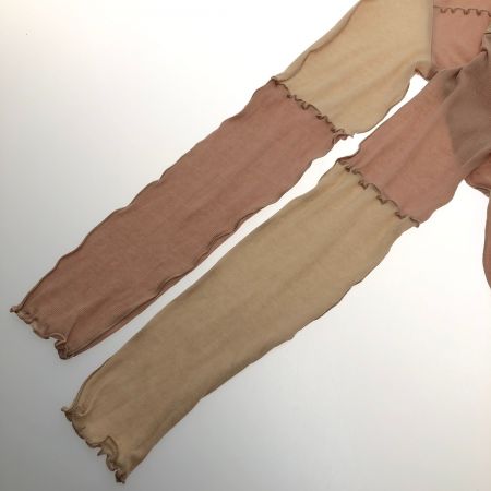  FURFUR メローインナーカットソー Freeサイズ RWCT224078 ライトピンク×ベージュ