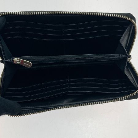  COACH コーチ ラウンドファスナー長財布 花柄  F57649 ブラック