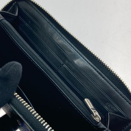  COACH コーチ ラウンドファスナー長財布 花柄  F57649 ブラック