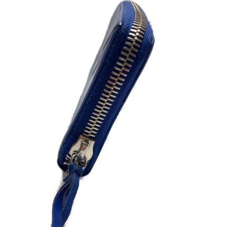  BALENCIAGA バレンシアガ ラウンドファスナー財布 ブルー