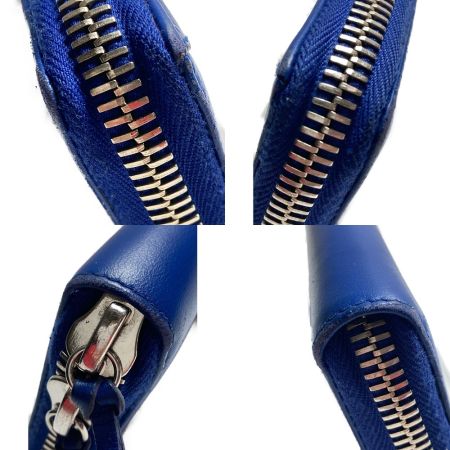  BALENCIAGA バレンシアガ ラウンドファスナー財布 ブルー