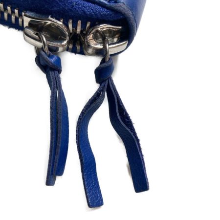  BALENCIAGA バレンシアガ ラウンドファスナー財布 ブルー