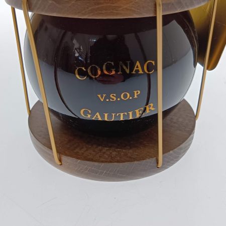   未開栓古酒 ブランデーGAUTIER ゴーティエ VSOP ランタン型 コニャック 未開栓