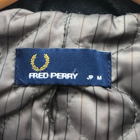  FRED PERRY フレッドペリ メンズ コート 撥水メルトンPコート SIZE M F2281 ブラック