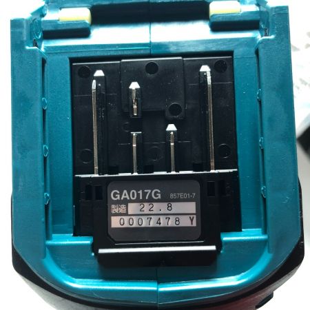  MAKITA マキタ 工具 電動工具 ディスクグラインダー  コードレス式 GA017GZ グリーン