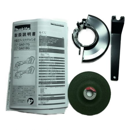  MAKITA マキタ 工具 電動工具 ディスクグラインダー  コードレス式 GA017GZ グリーン