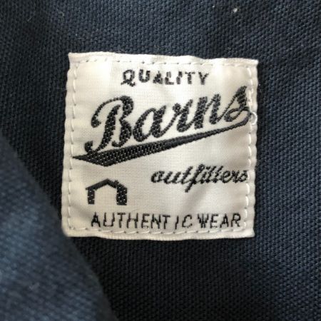  BARNS OUTFITTERS バーンズアウトフィッターズ メンズ衣料 シャツ オックスフォードボタンダウンシャツ size2 BR-4965N ネイビー