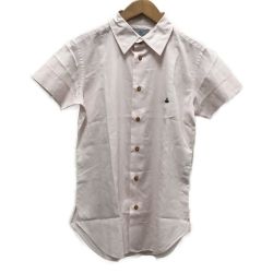 □□ Vivienne Westwood MAN メンズ衣料 シャツ 半袖シャツ サイズ44 4445-2103 ピンク Bランク