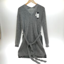 □□ FENNEL ロングカーディガン SIZE 38 1097 グレー Aランク