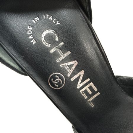 中古】 CHANEL シャネル 靴 パンプス レディースSIZE 23.5cm ブラック
