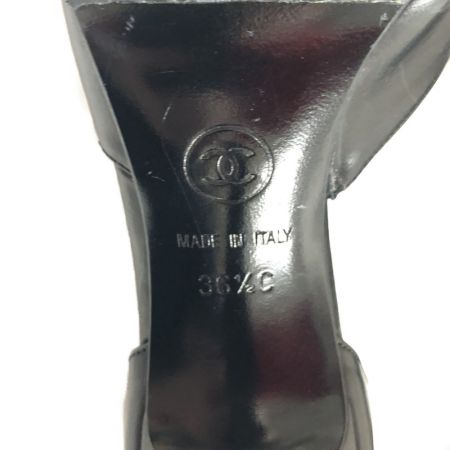  CHANEL シャネル 靴 パンプス  レディースSIZE 23.5cm ブラック
