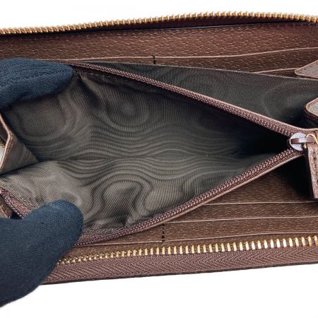  GUCCI グッチ ラウンドジップ 長財布 GGスプリームキャンバス 523154