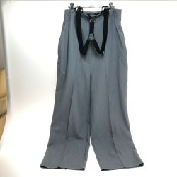 □□ Brown&Street サスペンダー付きハイウエストパンツ SIZE Free BS3420307 ライトグレー Sランク