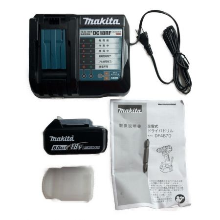  MAKITA マキタ 工具 電動工具 ドライバドリル 18v DF487DRGX ブルー