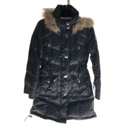 □□ BURBERRY BLUE LABEL バーバリーブルーレーベル レディース衣料 コート ダウンコート サイズ40(Ｓ) ブラック Bランク