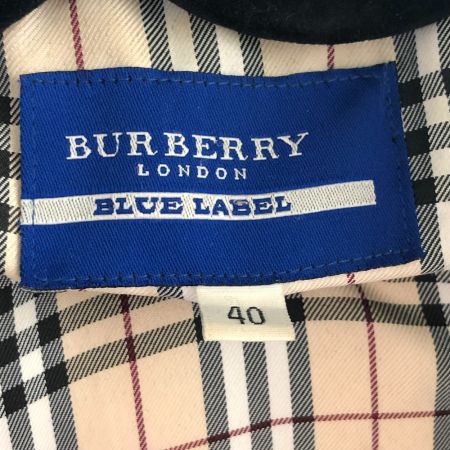 BURBERRY BLUE LABEL バーバリーブルーレーベル レディース衣料 コート ダウンコート サイズ40(Ｓ) ブラック