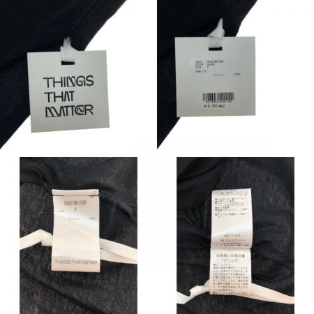  THINGS THAT MATTER ワンピース　Freeサイズ ブラック